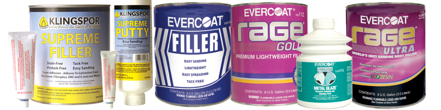 Evercoat Rage Ultra - Sanding Body Filler for Steel, Fiberglass